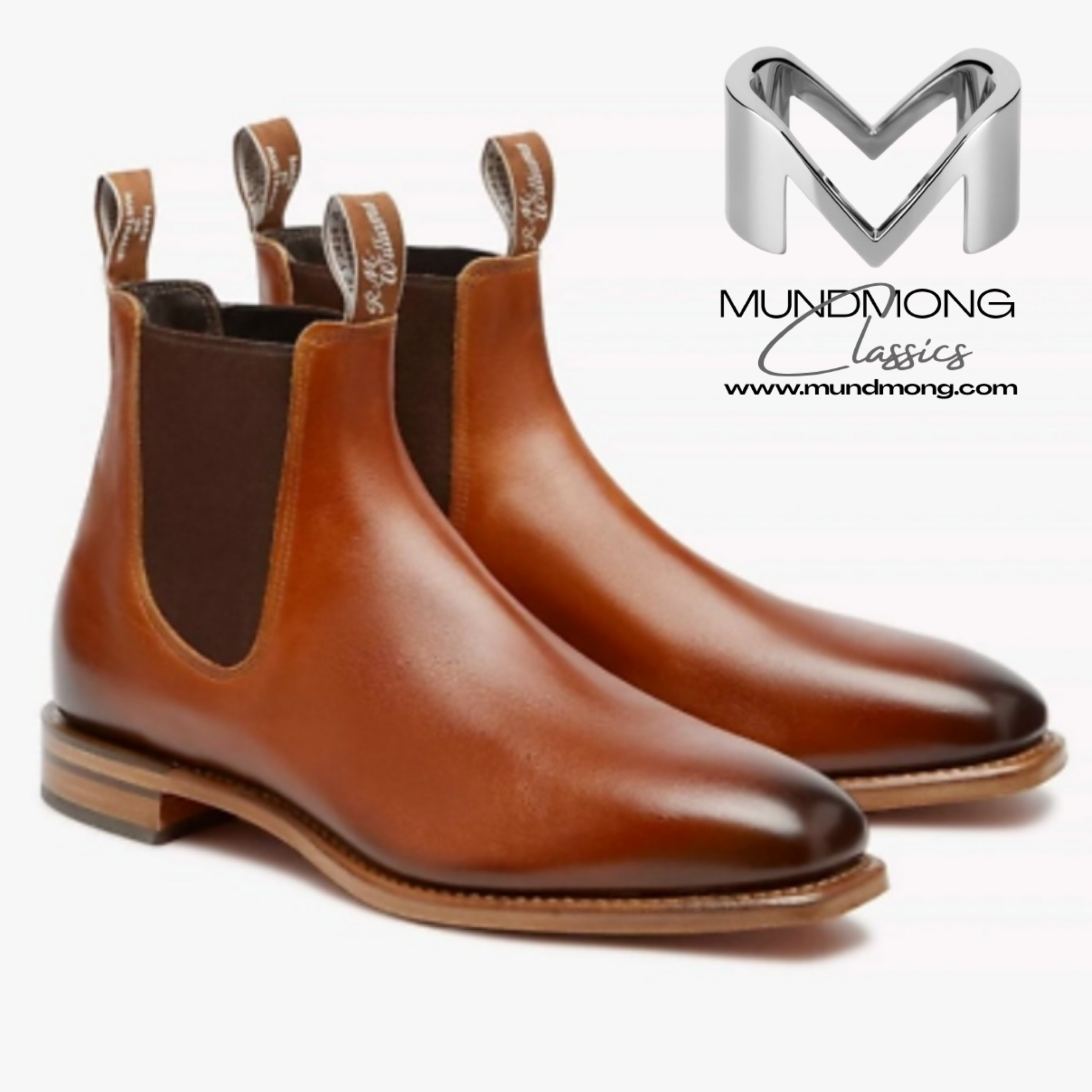 R.M. Williams boots are handcrafted in Australia and worn around the world.  Choose the hand burnished Chinchilla boot i…